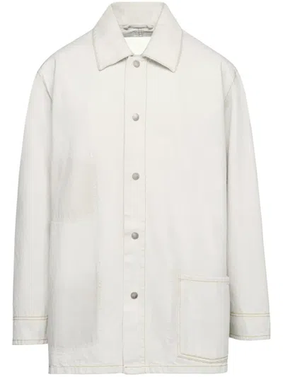 Maison Margiela Light Blue Denim Jacket In White