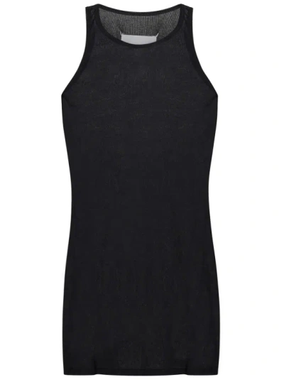 Maison Margiela Tank Top In Black