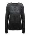 Maison Margiela Women's Sequined Shirt In Black