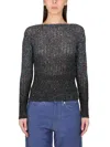 Maison Margiela Women's Sequined Shirt In Gray