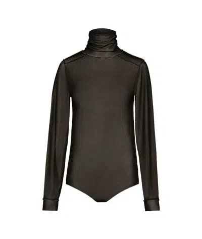 MAISON MARGIELA MAISON MARGIELA MOCKNECK SLEEVED TOP