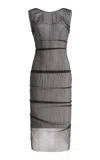 Maison Margiela Sheer Midi Dress In Multi