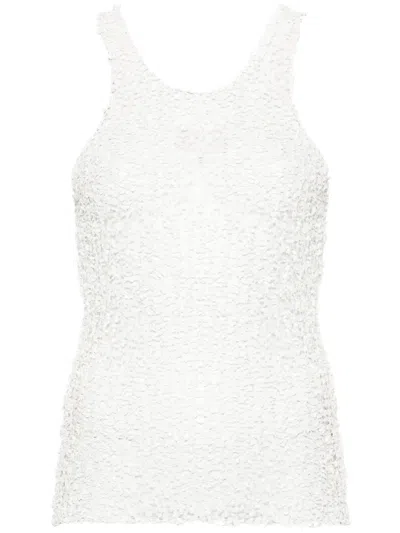 MAISON MARGIELA SHEER OPEN TANK TOP