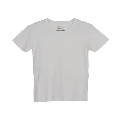 Maison Margiela Sheer Short Sleeve T-shirt Size In Gray