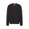 Maison Margiela Shetland Wool Sweatshirt Man Charcoal In Gray