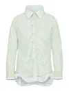 Maison Margiela Layered Shirt With Collar And Ruffles