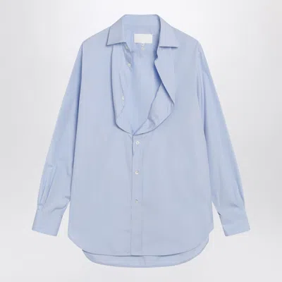Maison Margiela Poplin Shirt In Blue