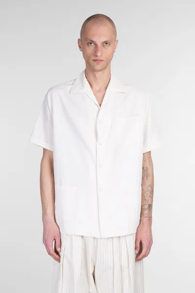 Maison Margiela Shirt In Beige Acetate