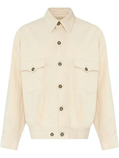 Maison Margiela Shirt Jacket In Neutrals