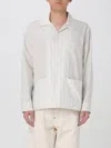 Maison Margiela Camicia In Cotone Ricamato Uomo In Multicolor