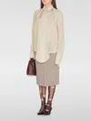 Maison Margiela Camicia Oversize  In Viscosa In Neutral