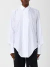 Maison Margiela White Regular Solid Shirt In White