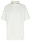 Maison Margiela Inverted White Cotton Shirt Women In White