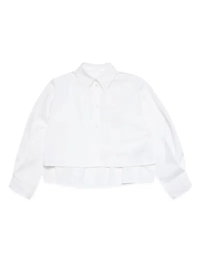 Maison Margiela Kids'  Shirts White