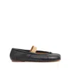 Maison Margiela Lamb Leather Ballerinas With Delicate Instep Strap