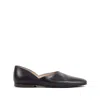 Maison Margiela Leather Grecian Slider Slippers Round Toe In Black