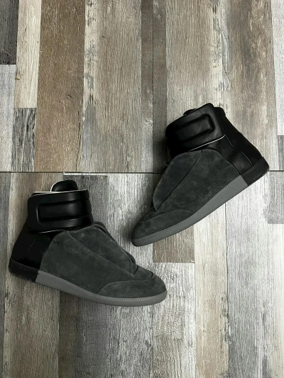 Pre-owned Maison Margiela Shoes In Black Charcoal Grey