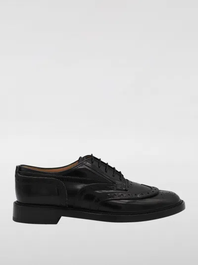 Maison Margiela Black Leather Lace Up Shoes