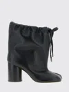 Maison Margiela Nappa Leather Tabi Ankle Boots In Black