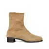Maison Margiela Tabi Design Ankle Boots With Block Heel In Nude