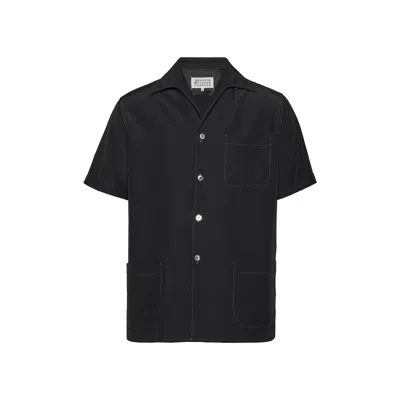 Maison Margiela Short-sleeve Shirt Man Black
