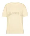 Maison Margiela Short Sleeve Sweatshirt In Cream