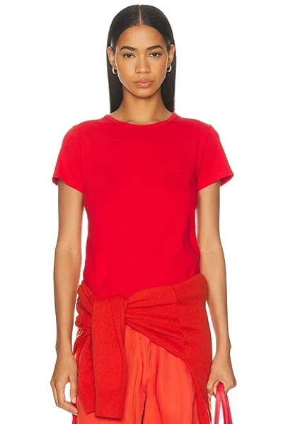 Maison Margiela Short Sleeve T-shirt In Red