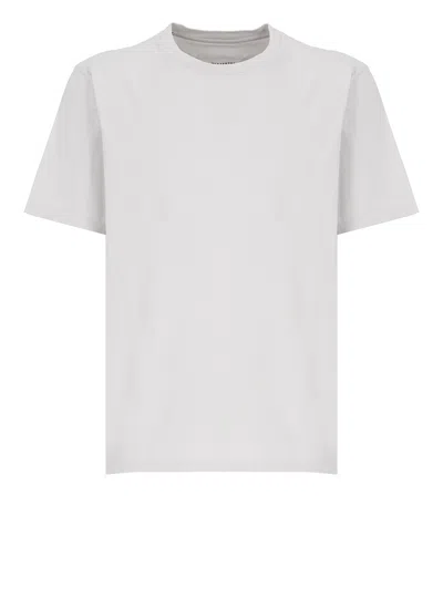Maison Margiela Short-sleeved Crewneck T-shirt In Grey