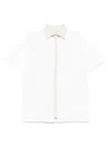 Maison Margiela Short Sleeved Layered Cotton Shirt Clothing