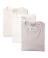 Maison Margiela 3-pack Organic Jersey T-shirt In White