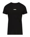 Maison Margiela T-shirt With Ribbed Fabric In Black