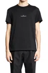 Maison Margiela Distorted Logo T-shirt In Black