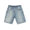 Maison Margiela Cut-off Denim Shorts In Blue
