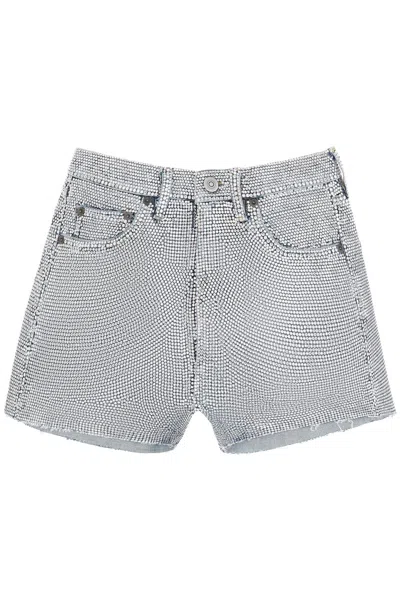 Maison Margiela Shorts In Silver