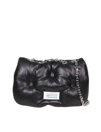 Maison Margiela Shoulder Bag In Matelassé Leather In Black