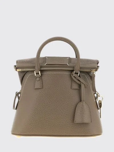 Maison Margiela Shoulder Bag Woman Color Grey In Brown