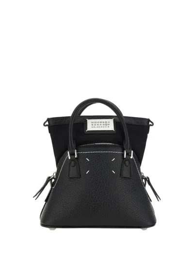 Maison Margiela "5ac Micro" Shoulder Handbag In 黑色的