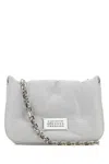 Maison Margiela Ice Nappa Leather Small Glam Slam Flap Crossbody Bag In Blue