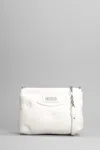 Maison Margiela Glam Slam Clutch In White Leather In White