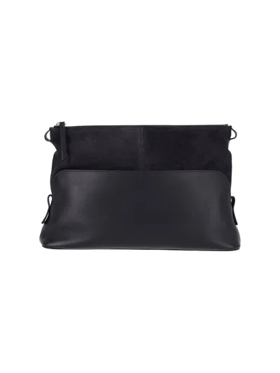 Maison Margiela Shoulder Pouch "5ac Soft" In Black