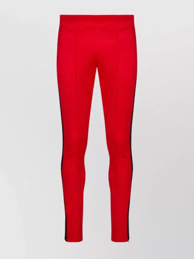 Maison Margiela Side Stripe Track Pants In Red