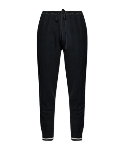 MAISON MARGIELA SIDE-ZIP WOOL TROUSERS