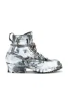 Maison Margiela Sierra Boots In Black & Mat Bianchetto