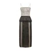 Maison Margiela Silk Evening Dress With Structured Bodice