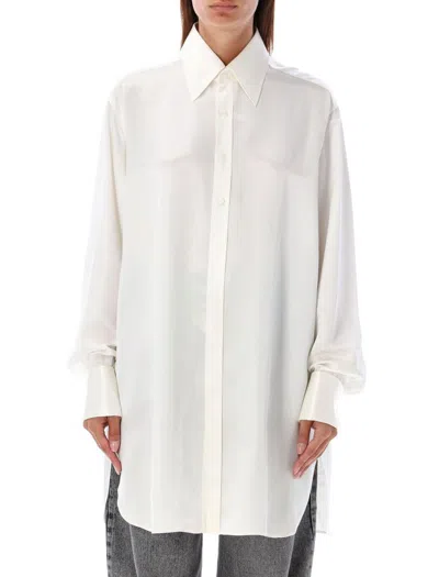 MAISON MARGIELA MAISON MARGIELA SILK LONG SHIRT