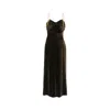 Maison Margiela Silk Maxi Dress Woman Black In Black