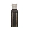 Maison Margiela Multicolor Silk Midi Dress