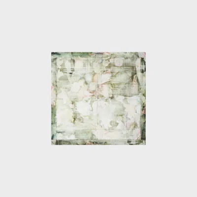Maison Margiela Silk Scarf Woman Multicolor In Green