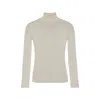 Maison Margiela Silk Top Woman White In Green