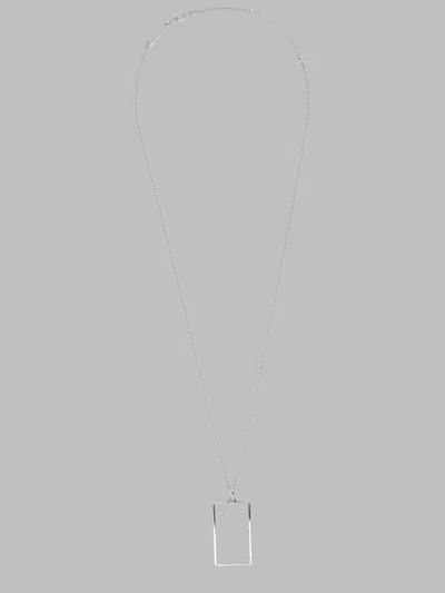 Maison Margiela Elegant Statement Necklace In Metallic